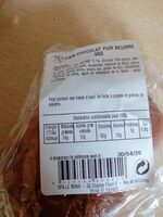 Pain chocolat pur beurre