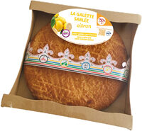Galette sablee citron - 6/8 parts 400g feve