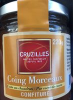 Coing morceaux confiture