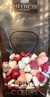 Petits coeurs chocolat lait
