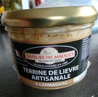 Terrine de lièvre artisanale à l'armagnac
