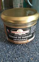Terrine de sanglier artisanale aux châtaignes.