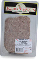 Pate de campagne au sel de Guerande SAVEURS DES MAUGES
