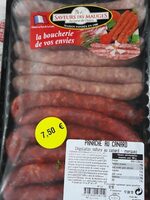 Chipolatas et merguez au canard