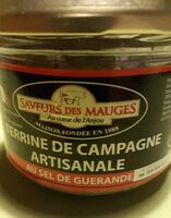 Terrine de campagne artisanale