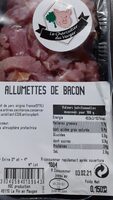 Allumettes de bacon