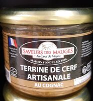 Terrine de cerf artisanale