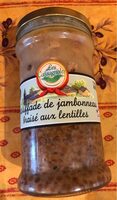 Estouffade de jambonneau braisé aux lentilles PROGRE