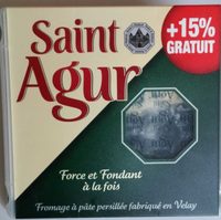 Saint Agur +15% gratuit