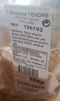 Nougat tendre noix café
