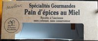 Pain d épices au miel