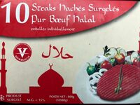 Steak hachés surgelés pur boeuf halal