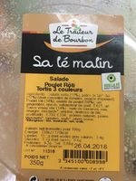 Salade poulet roti tortis 3 couleurs