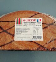 Gâteau Basque pruneaux Maïtextu