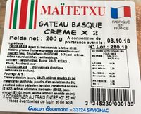 Gateau basque