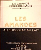 Les amandes au chocolat au lait