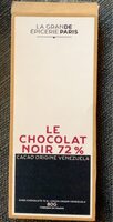 Le chocolat noir 72% Venezuela