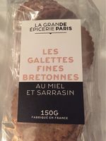 Galettes Au Sarrasin Et Au Miel