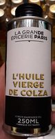 L'huile vierge de colza