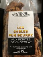 Sablés Pur Beurre Aux Pépites De Chocolat