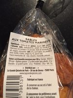 Sablés Aux Tomates Marinées