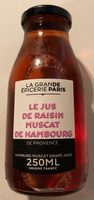 Le jus de raisin muscat de hambourg