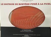 Le saumon de norvege fumé a la ficelle