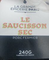 Le saucisson sec