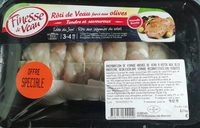 Rôti de veau farci aux olives