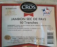 Jambon Sec De Pays