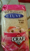 Riz basmati étuvé