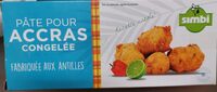Pâte pour acras de morue des Antilles