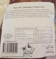 Pâté de campagne supérieur