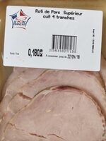 Roti de Porc supérieur cuit 4 tranches