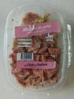 Museau de porc, pétales en vinaigrette