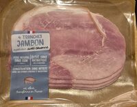 Jambon cuit supérieur avec couenne