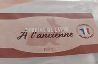 Terrine de lapin à l'ancienne 180gr