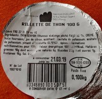 Rilette de thon