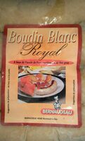 Boudin blanc royal