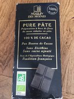 Pure pâte de cacao