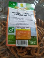 Bretzels d'épeautre a l'huile d'olive