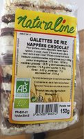 Galette de riz nappees chocolat