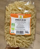 Spirales au riz sans gluten