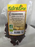 Cranberries bio NATURALINE