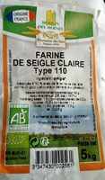 Farine seigle claire type 110