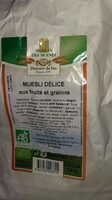 Muesli délice aux fruits et graines