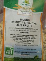 Muesli de petit épeautre aux fruits