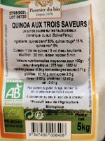 Quinoa 3 saveurs