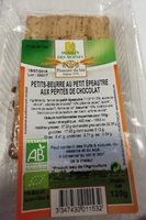Petits beurre au petit épeautre aux pépites de chocolat