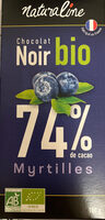 Chocolat noir aux myrtilles
